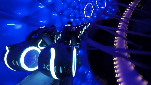 Tron Light Cycles at Walt Disney World