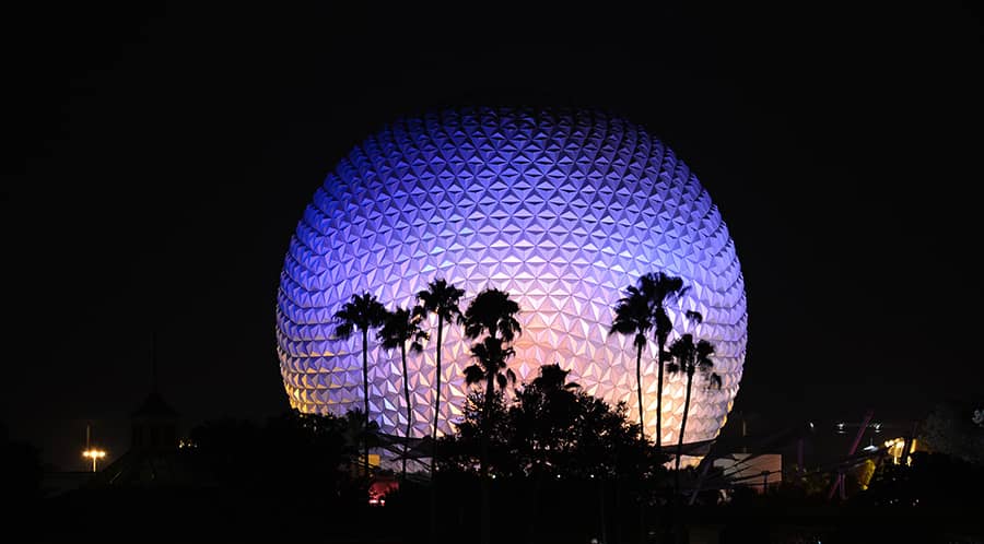 Epcot Center at Night