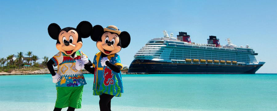 Disney Cruise Line with Mickey and Minnie on Castaway Cay, Disney's Private Island