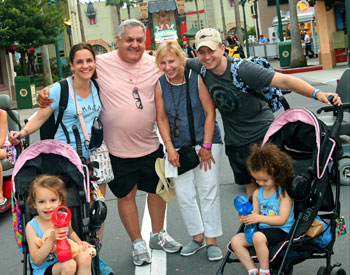 Brooke Bartlett and Family at Hollywood Studios in Walt Disney World - Favorite Grampy Travels