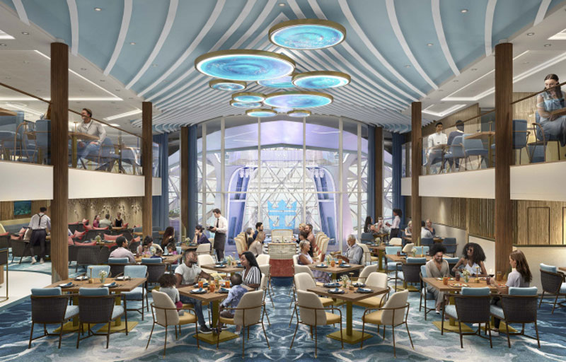 Icon of the Seas' Food Hall & Sushi Highlights