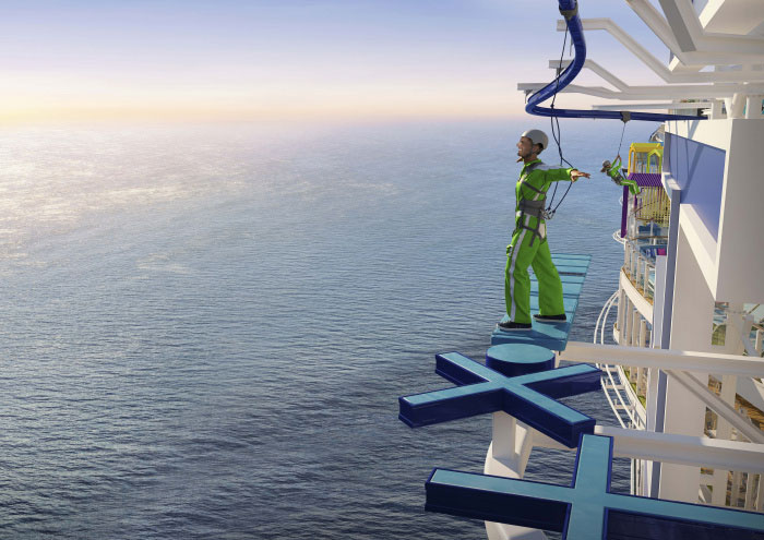 Icon of the Seas - Royal Caribbean Cruise Line - Crowns Edge skywalk