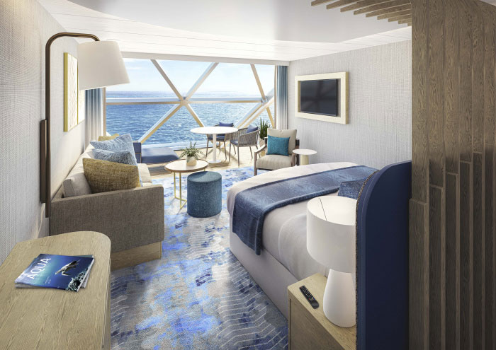 Icon of the Seas - Royal Caribbean Cruise Line - Panoramic View in Stateroom