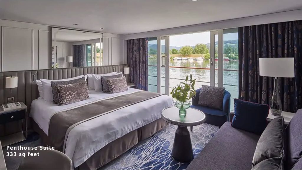 Penthouse Suite on the Mozart - Riverside Luxury Cruises - River Cruises