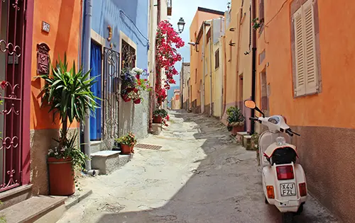 Italian street scene - Favorite Grampy Travels