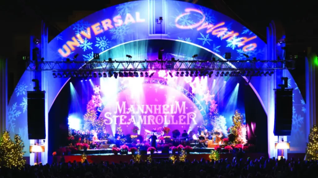 Universal Studios Christmas Mannhelm Steamroller