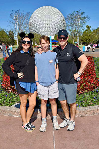 Devon van der Merwe and Family at Walt Disney World