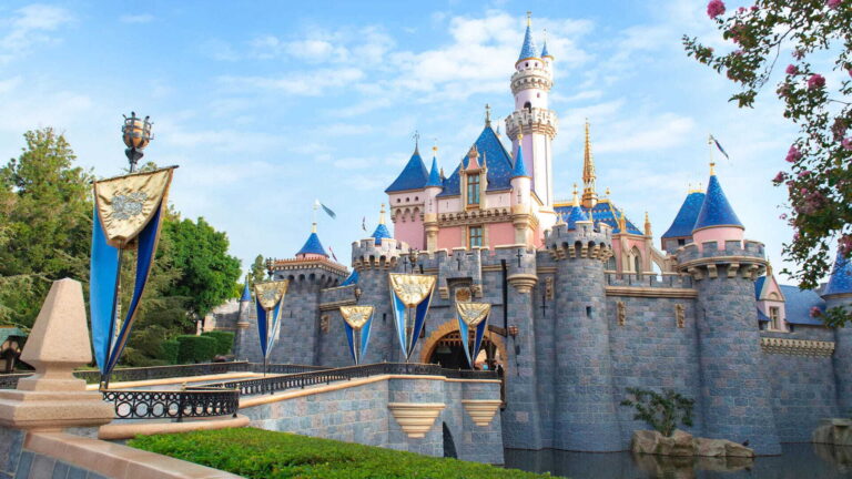 Sleeping Beauty Castle at Disneyland Park in Anaheim, California