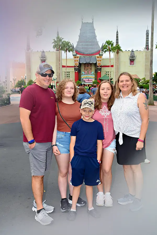 Kelly Martin and Family at Disney's Hollywood Studios