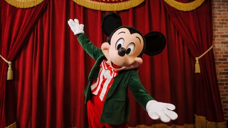 Mickey Mouse at Mickey's Very Merry Christmas Party.