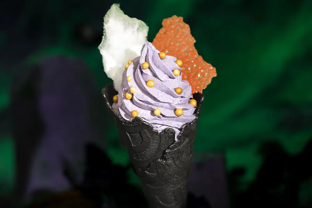 2025 Mickeys Not So Scary Halloween Party Food Ursula Cone Ice Cream