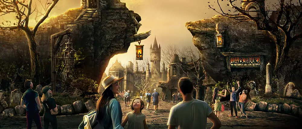 Universal Studios Dark Universe Darkmoor Entrance Universal Studios Dark Universe Darkmoor Entrance Concept Art