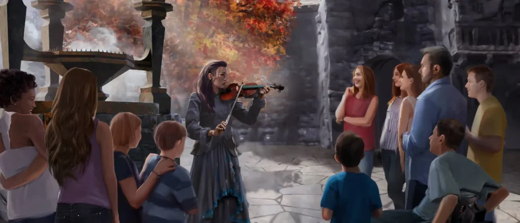 Universal Studios Dark Universe Monster Greet Experience Musician Villager Universal Studios Dark Universe Monster Greet Experience Musician Villager Concept Art