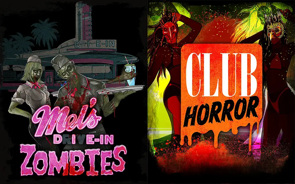 Mel's Dine-In Zombies and Club Horror Street Experiences HHN