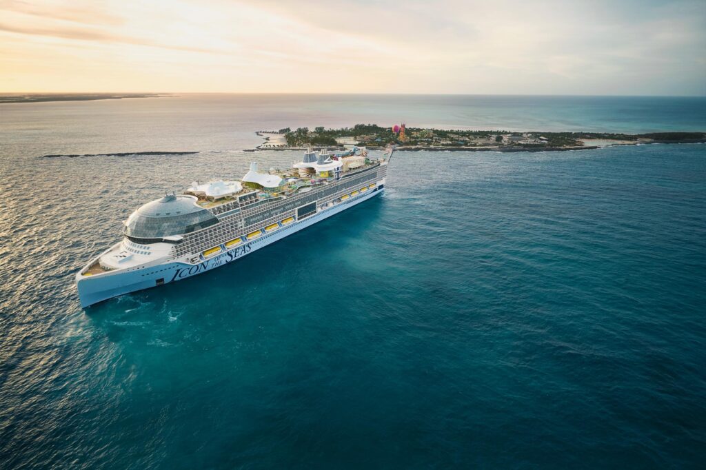 Royal Caribbean Icon of the Seas Aerial View - Favorite Grampy Travels 2026 - Favorite Grampy Travels 2026