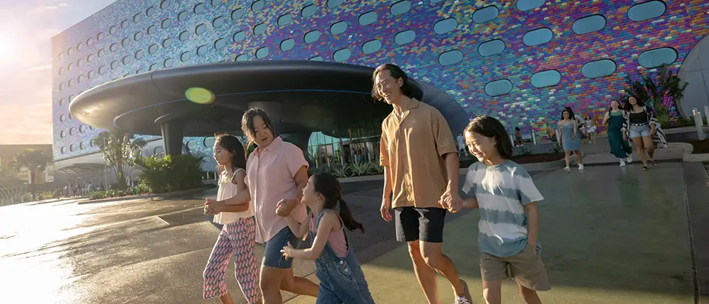 universal epic universe stella nova resort full image with family