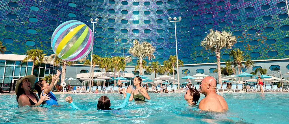 universal epic universe terra luna resort full image and pool