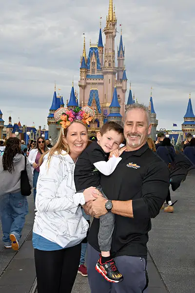 Erin Houston and Family at Walt Disney World