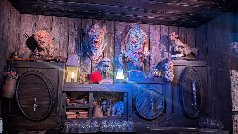 universal epic universe darkmoor burning blade tavern monster heads universal epic universe darkmoor burning blade tavern monster heads