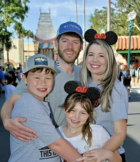 Chelsea Howell with Family at Disney Hollywood Studios - Favorite Grampy Travels 2026