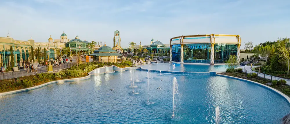 Universal Epic Universe Celestial Park Atlantic Exterior Fountain