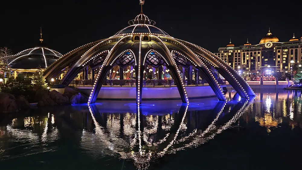 universal epic universe celestial park carousel at night - Favorite Grampy Travels universal epic universe celestial park carousel at night