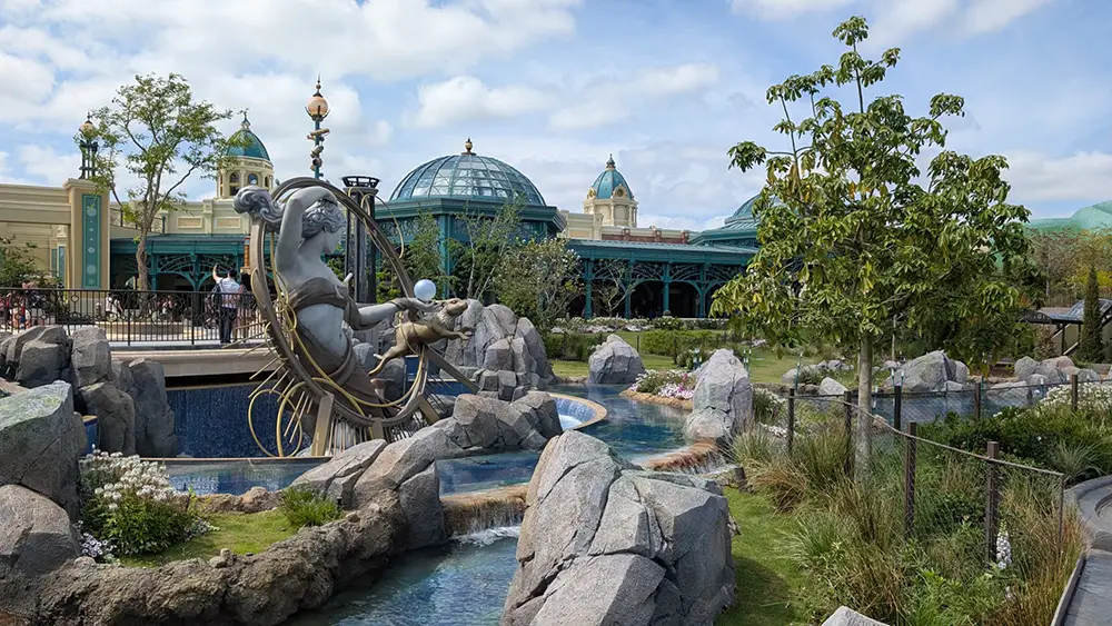 universal epic universe celestial park fountain statue - Favorite Grampy Travels universal epic universe celestial park fountain statue