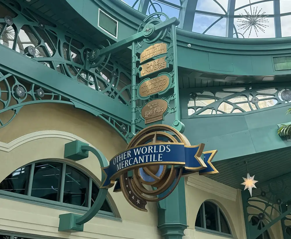 universal epic universe celestial park other worlds mercantile sign - Favorite Grampy Travels universal epic universe celestial park other worlds mercantile sign