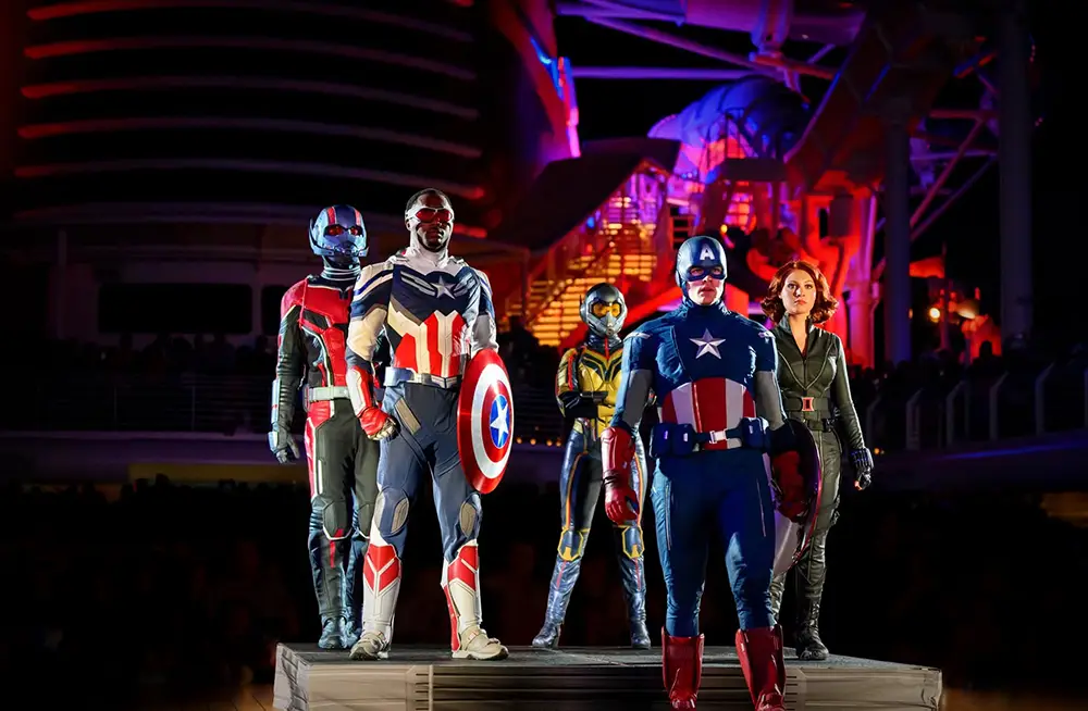Picture of the Avengers During Marvel Day at Sea, Disney Cruise Line
