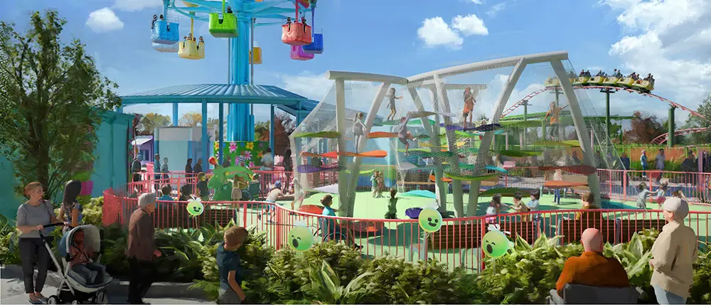 Universal Kids Resort - Dreamworks' TrollFest Concept Art