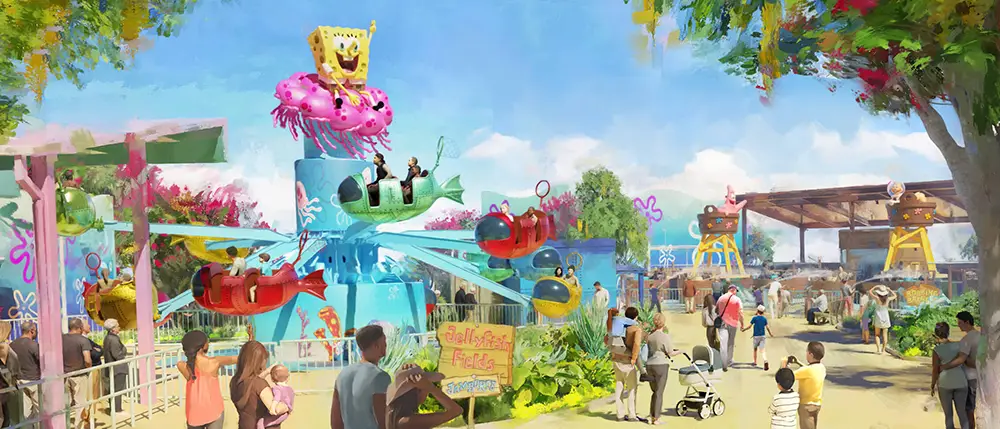 Universal Kids Resort - Nickelodeon Spongebob Squarepants Bikini Bottom Concept Art
