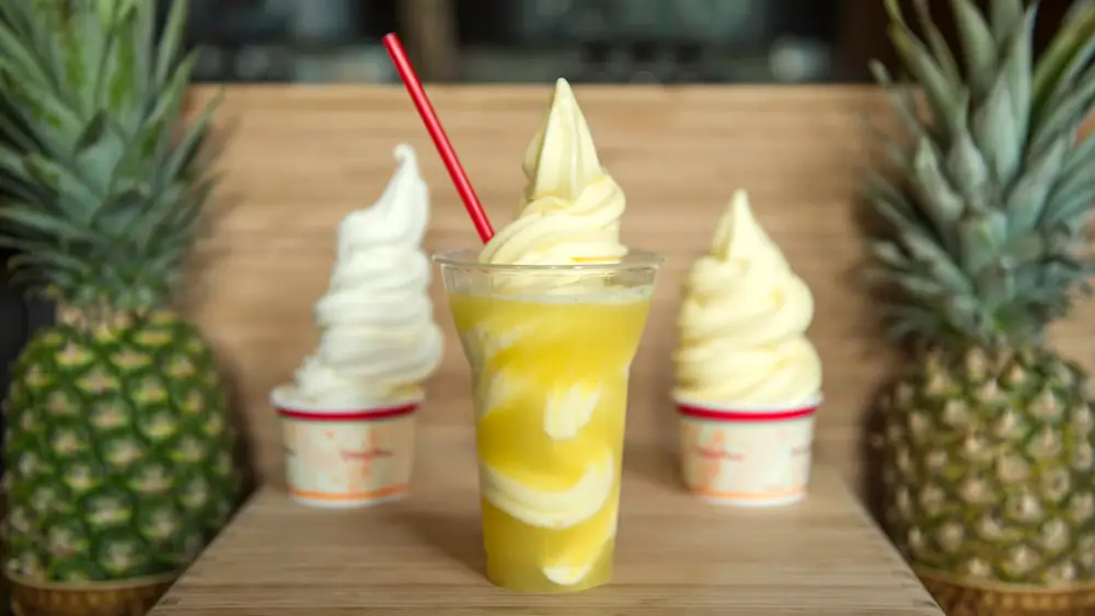 Dole Whip Pineapple Float Snack Eligible for Disney Dining Plan at Aloha Isle Magic Kingdom