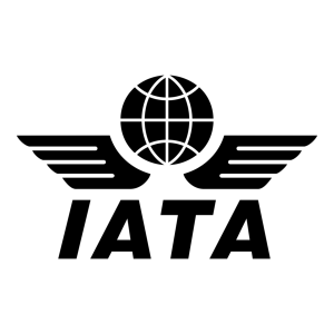 Black and White Iata Logo Featuring a Globe with Longitude and Latitude Lines Above Stylized Wings, with the Letters Iata Below. - Favorite Grampy Travels - Favorite Grampy Travels 2026 - Favorite Grampy Travels 2026