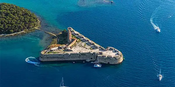 Sibenik, Croatia, where the Lastavica yacht cruise begins and ends
