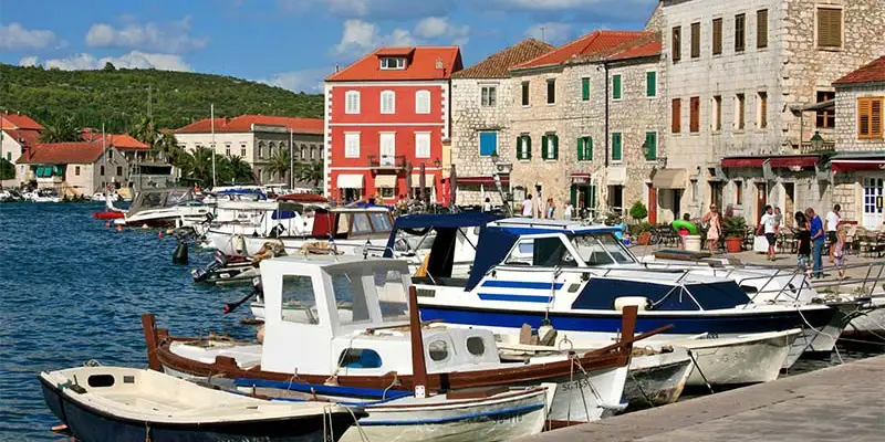 Stari Grad on the island of Hvar, Croatia, a stop on the Lastavica yacht cruise