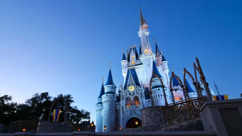 Cinderella Castle at Magic Kingdom on a sunny day