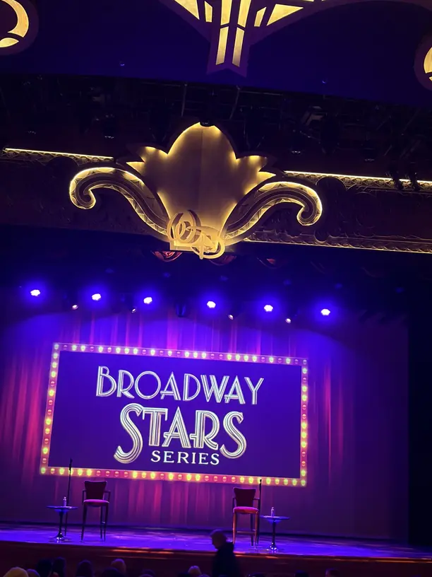 Broadway Stars Series on stage in the Walt Disney Theatre on the Disney Dream