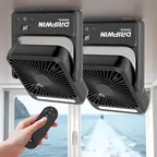 DRIFWIN magnetic clip fan two pack with remote for a Disney cruise stateroom