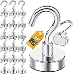 Magnetic hooks, 20 pack, 30 pound rated for a Disney cruise stateroom