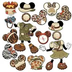 Safari jungle Disney cruise door magnets