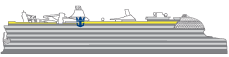Side view of Icon of the Seas with Deck 16 highlighted