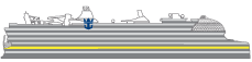 Side view of Icon of the Seas with Deck 5 highlighted
