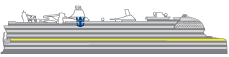 Side view of Icon of the Seas with Deck 7 highlighted