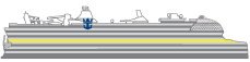 Side view of Icon of the Seas with Deck 8 highlighted