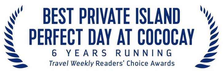 Perfect Day at CocoCay named Best Private Island 6 years running in the Travel Weekly Readers Choice Awards
