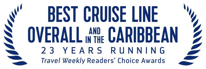 Royal Caribbean named Best Cruise Line Overall and Best Cruise Line in the Caribbean 23 years running in the Travel Weekly Readers Choice Awards