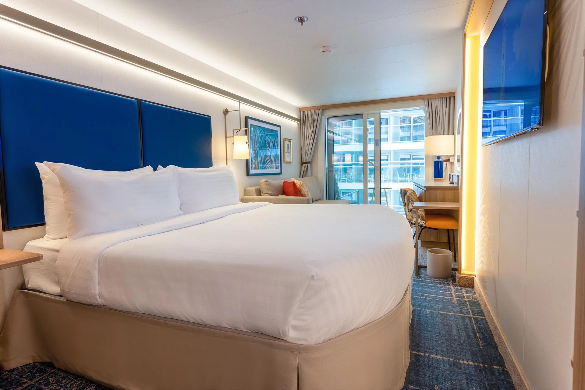 Surfside Family View Balcony stateroom on Icon of the Seas