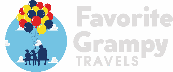 Favorite Grampy Travels White Logo